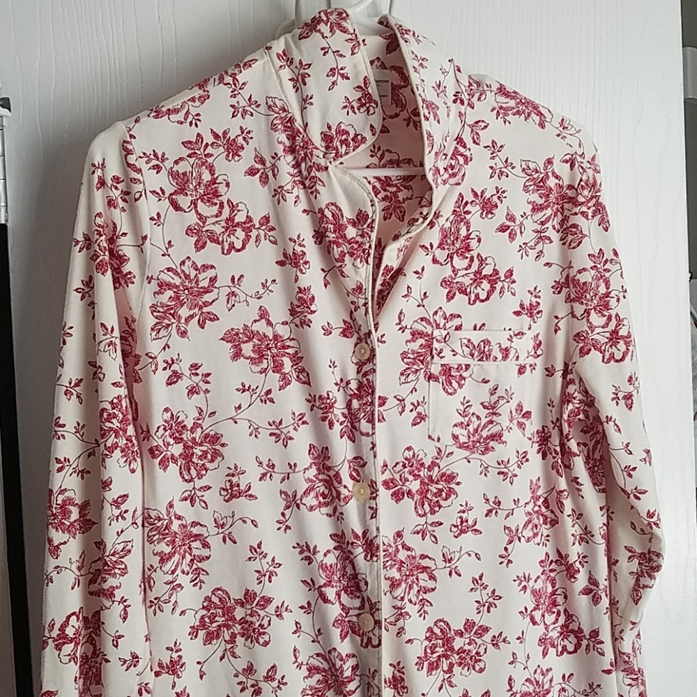 Cotton Floral Sleepshirt